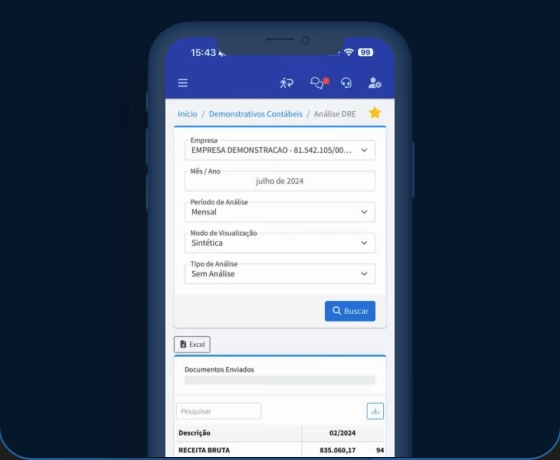 Fluxo de caixa em tempo real