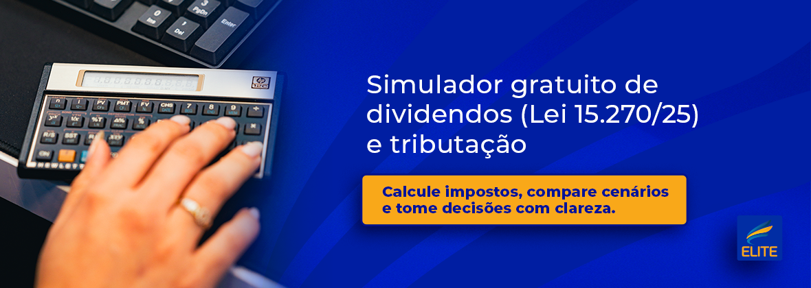 SIMULADOR DE DIVIDENDOS E TRIBUTAÇÃO
