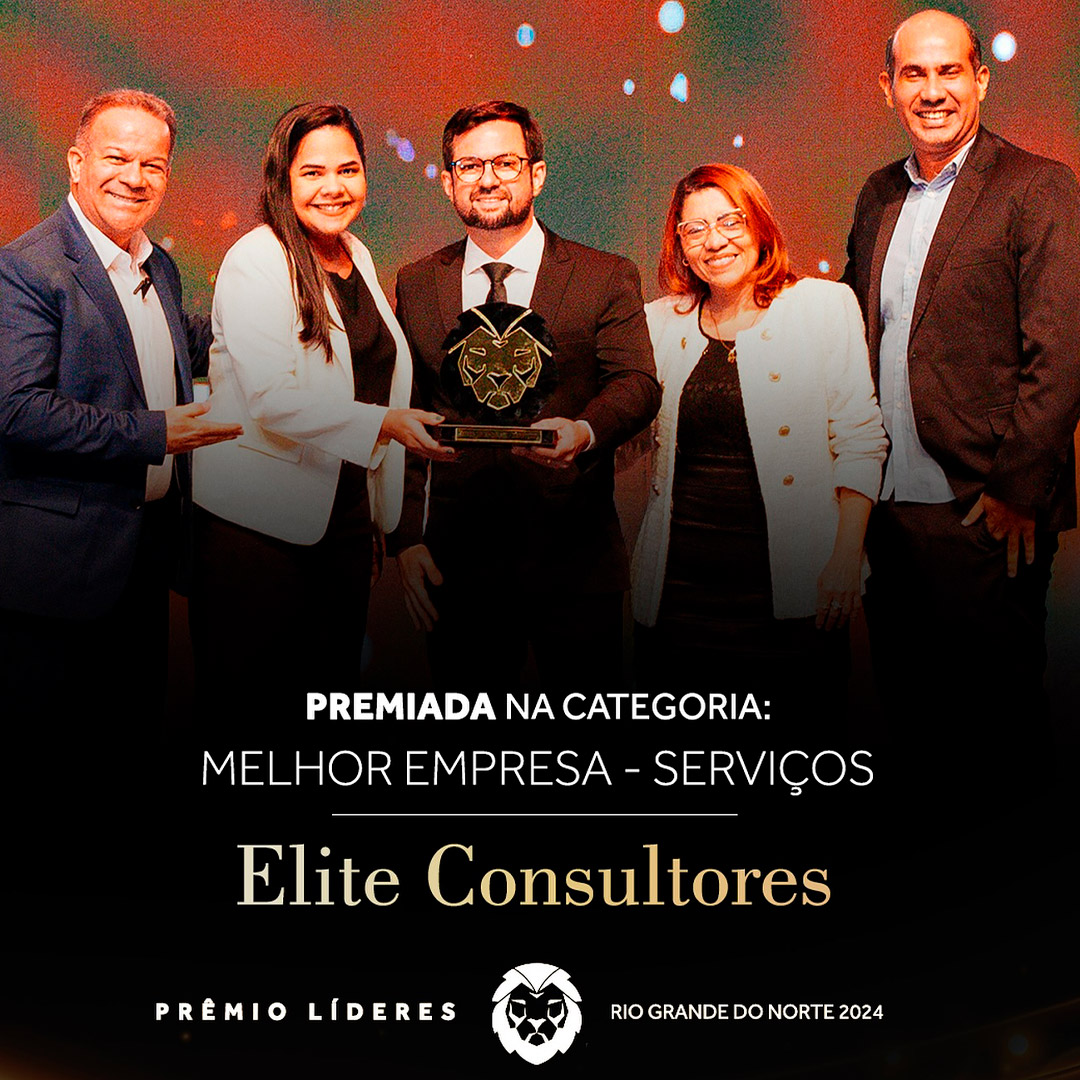 Elite Consultores Conquista o Prêmio Líderes Regionais 2024 como Melhor Empresa na Área de Serviços!